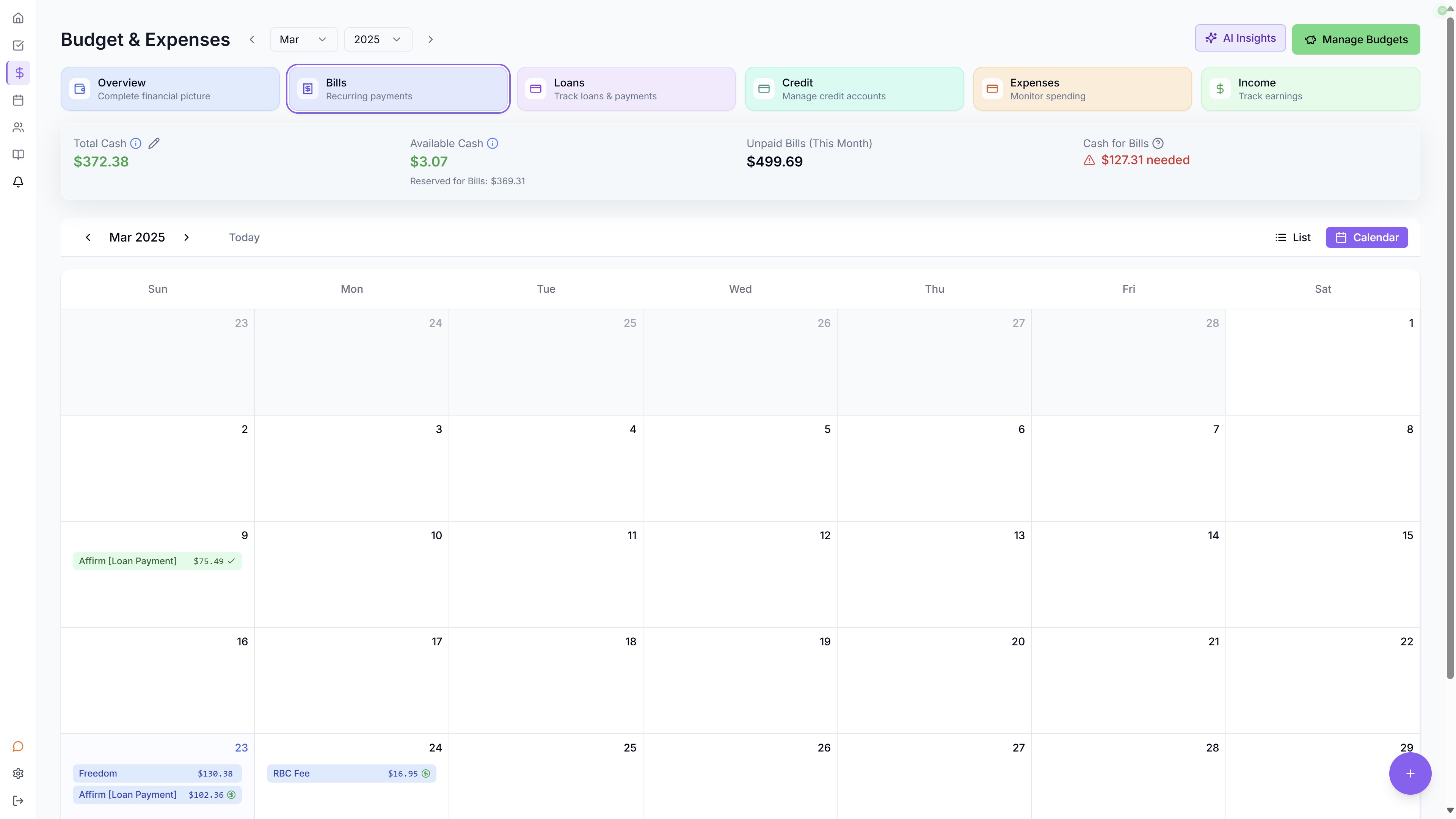 Dashboard preview